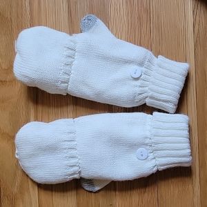 White mittens
